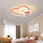 lampe rose nuage moderne enfantine blanc fixe flux2492000 toucher interrupteur