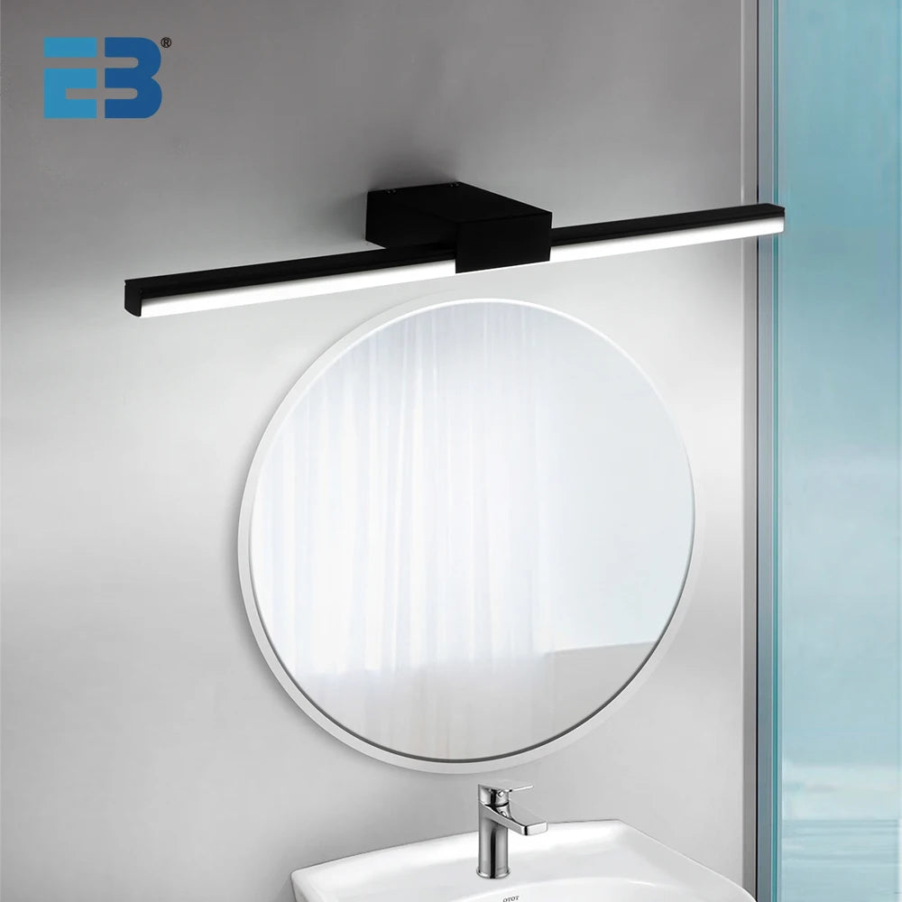 lampe murale led moderne noire blanche 90v 260v 10lumieres 1m2