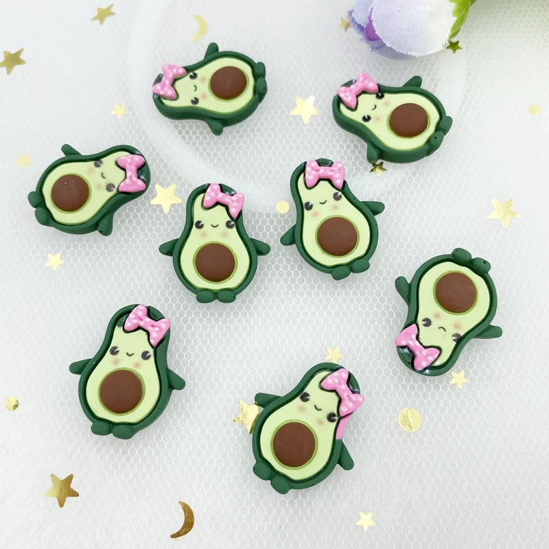 décorations maison biscuits jaune vert rose fruits yeux sourire ruban ananas artisanat scrapbook bricolage