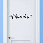 Autocollant porte chambre amour français Ombre Interieur