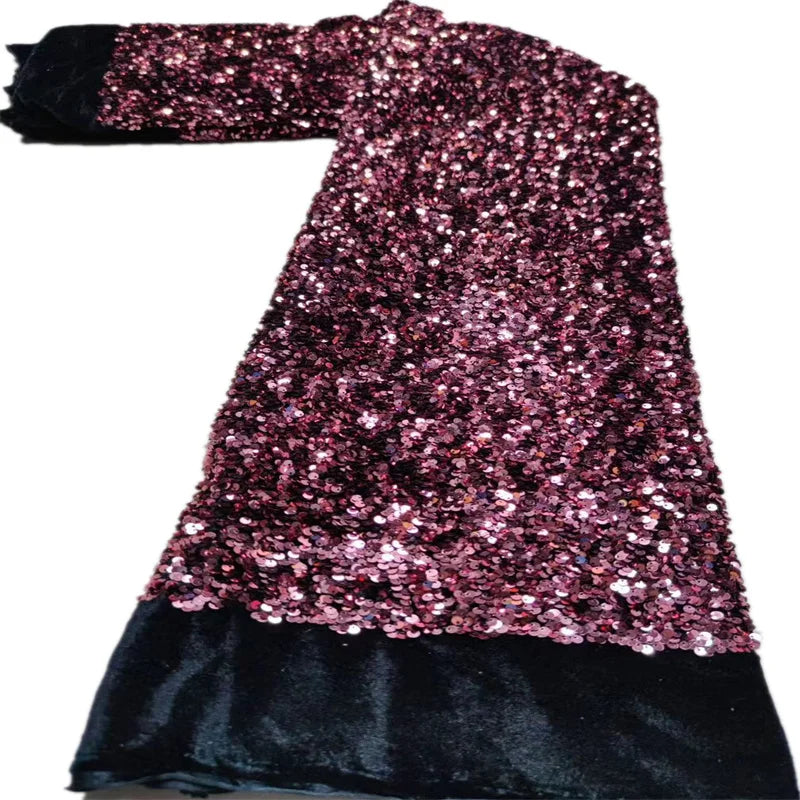 écharpe élégante dentelle velours rouge paillettes broderie trois dimensions mariage