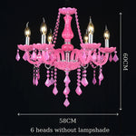 lustre cristal vert transparent classique 58x60cm têtes echangement e14