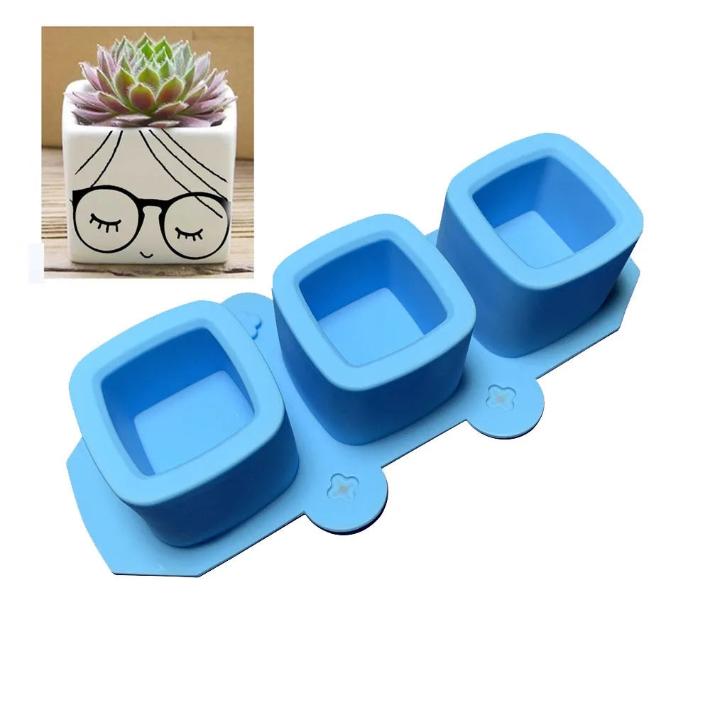moules silicone savon géométriques modernes couleurs variées hexagones carrés minimalistes