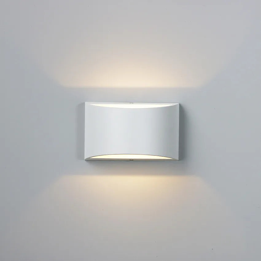 applique murale led moderne blanc noir fixée mur chambre cuisine étude salon entrée