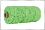 corde macramé coton torsadé mm décoration artisanale rustique fait main textile maison