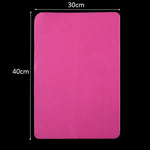 plaque silicone transparente moderne adhésive bleu rose outil fabrication époxy pinceau flacon peinture papier