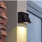 applique murale led impermeable exterieur jardin veranda 5w 10w noir geometrique contemporain