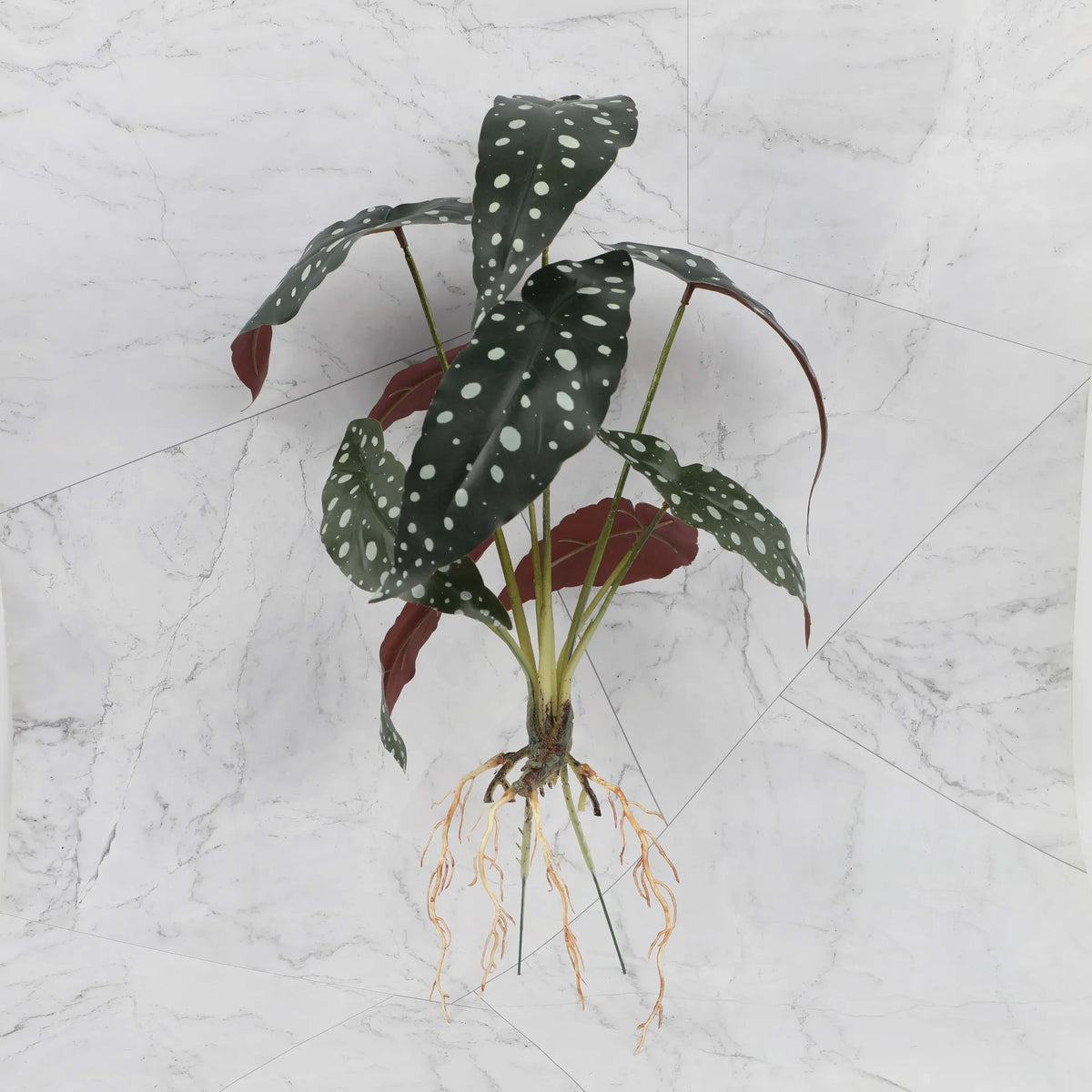 décoration intérieure plante artificielle verte feuilles modernes sans pot