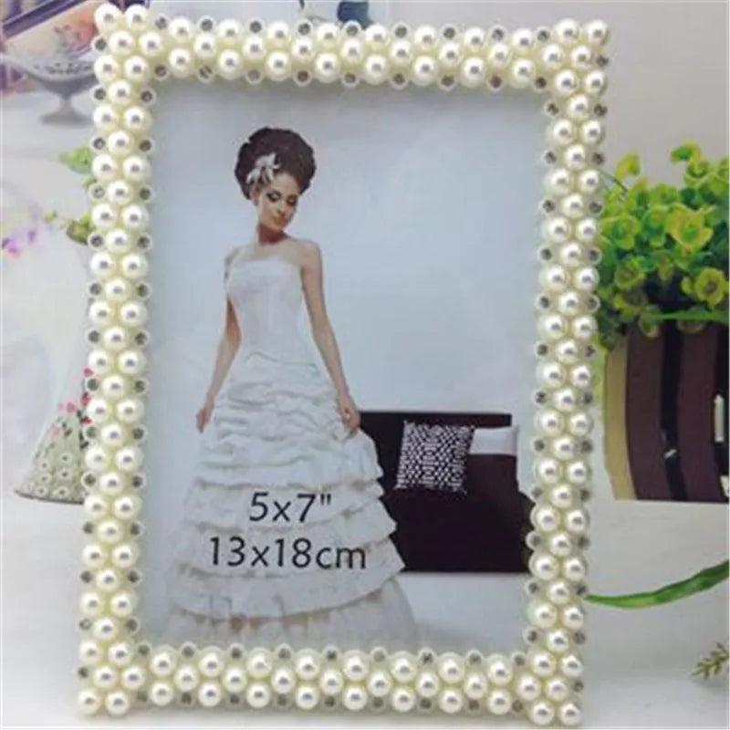 cadre photo blanc classique adhésif 5x7 pouces chambre mariage anniversaire