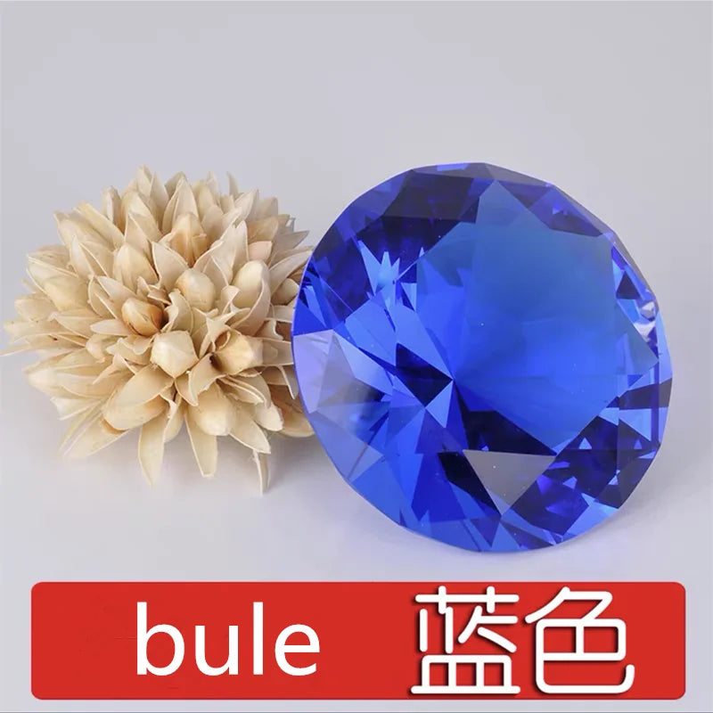 Presse-papier diamant cristal K9 - Couleur violet