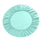 draps lit ronds coton extra doux couverture respirante diamètre large couleur