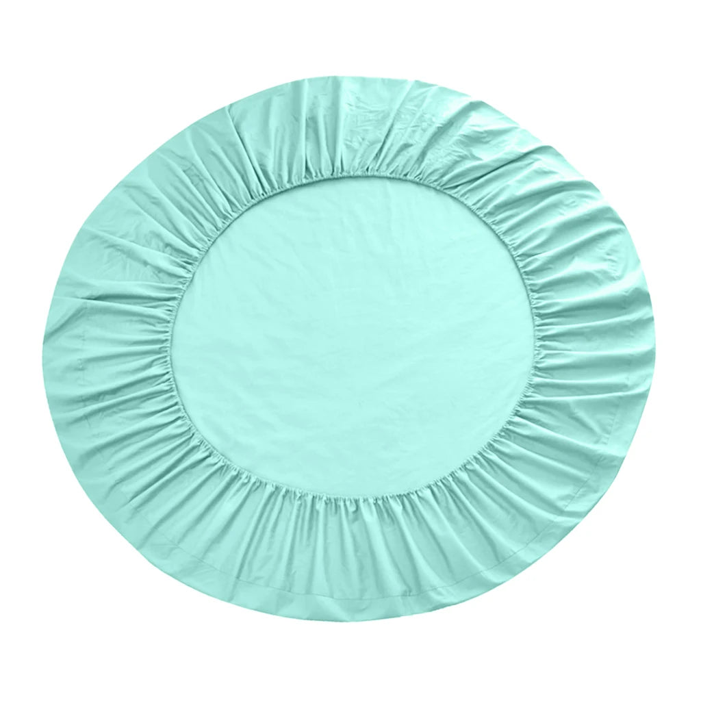 draps lit ronds coton extra doux couverture respirante diamètre large couleur