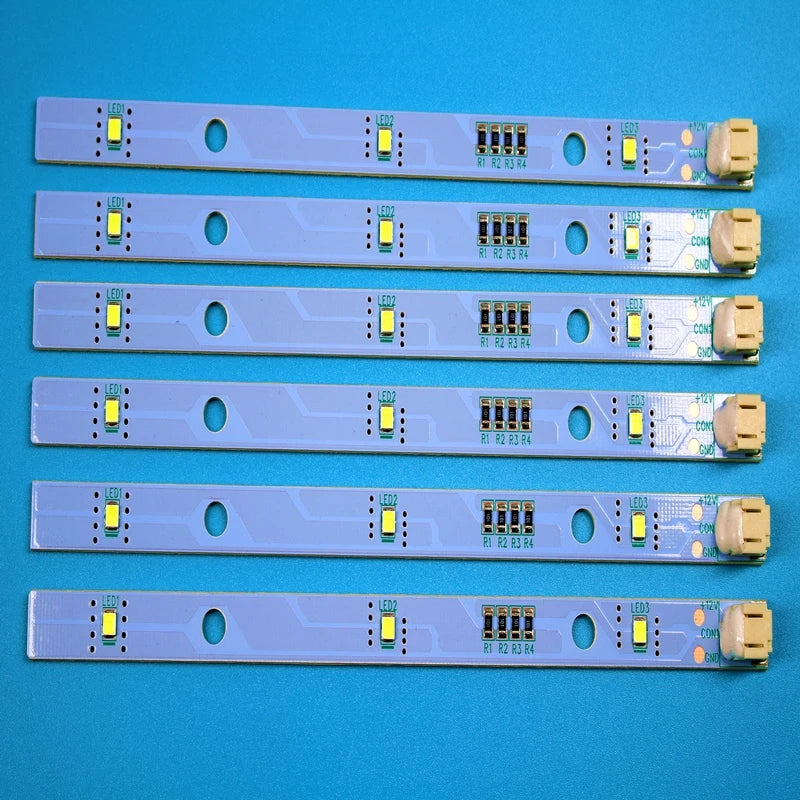 bande led blanc jaune circuits imprimés connecteurs souder diodes modernes technologie accesoires industriels