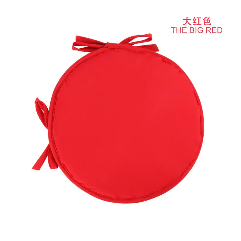 coussin chaise rond siège décoration maison moderne couleur unie