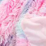 couverture peluche multicolore douce hiver portable 130x160cm moderne imprimée polyester hospitalière voyage pique nique