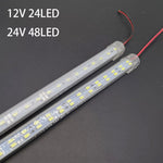 ruban led blanc mat 12v 24v ip65 couverture transparente opaque moderne