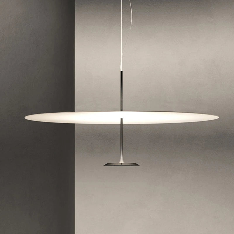 lampe suspendue moderne blanc noir led 2000lm 15m² éclairage salon chambre