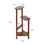 étagère plantes niveaux bois bambou brun moderne minimaliste assemblage vis fixationsintérieur chambre balcon angle