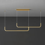 Lampe suspendue moderne minimaliste noir doré brillante 249 2000 lumens 21 42W
