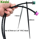 piquets tuyaux pvc noir modernes 11cm 20cm 50pcs fixation jardin irrigation