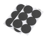 protecteurs meubles adhésifs mousse eva noir tissu petits points pratique utilitaire 12pcs rond 30pcs