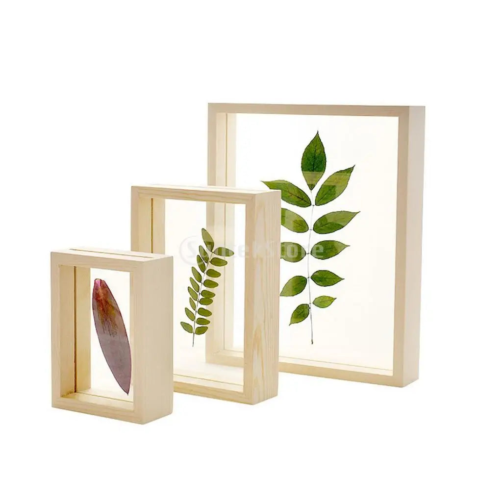 Cadre photo en bois de différentes tailles pour composition murale