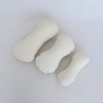 coussins doux velours bébé oreiller photo accessoire pose classique blanc rose beige violet