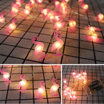 guirlande lumineuse flamingo licorne ananas pastèque étoile sirène multicolore noël festive