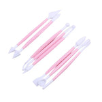 outils douille fondant cake sculpting modélisation sucre décorations diy baking jaune blanc ergonomiques cake