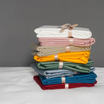 drap plat soie mûrier naturel uni lit double grande taille moderne