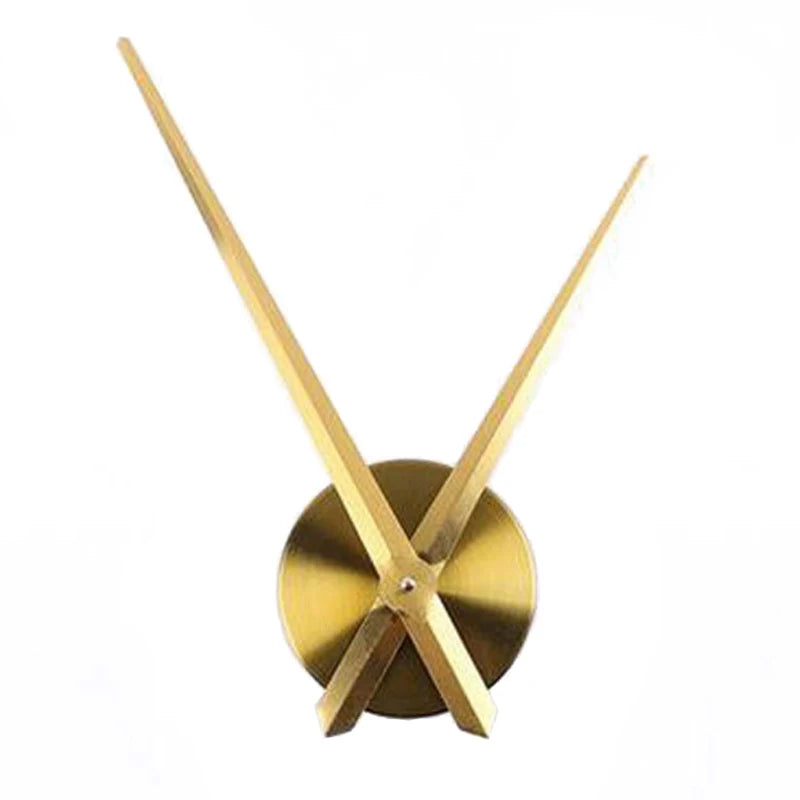 Aiguilles d'horloge avec mécanisme en or