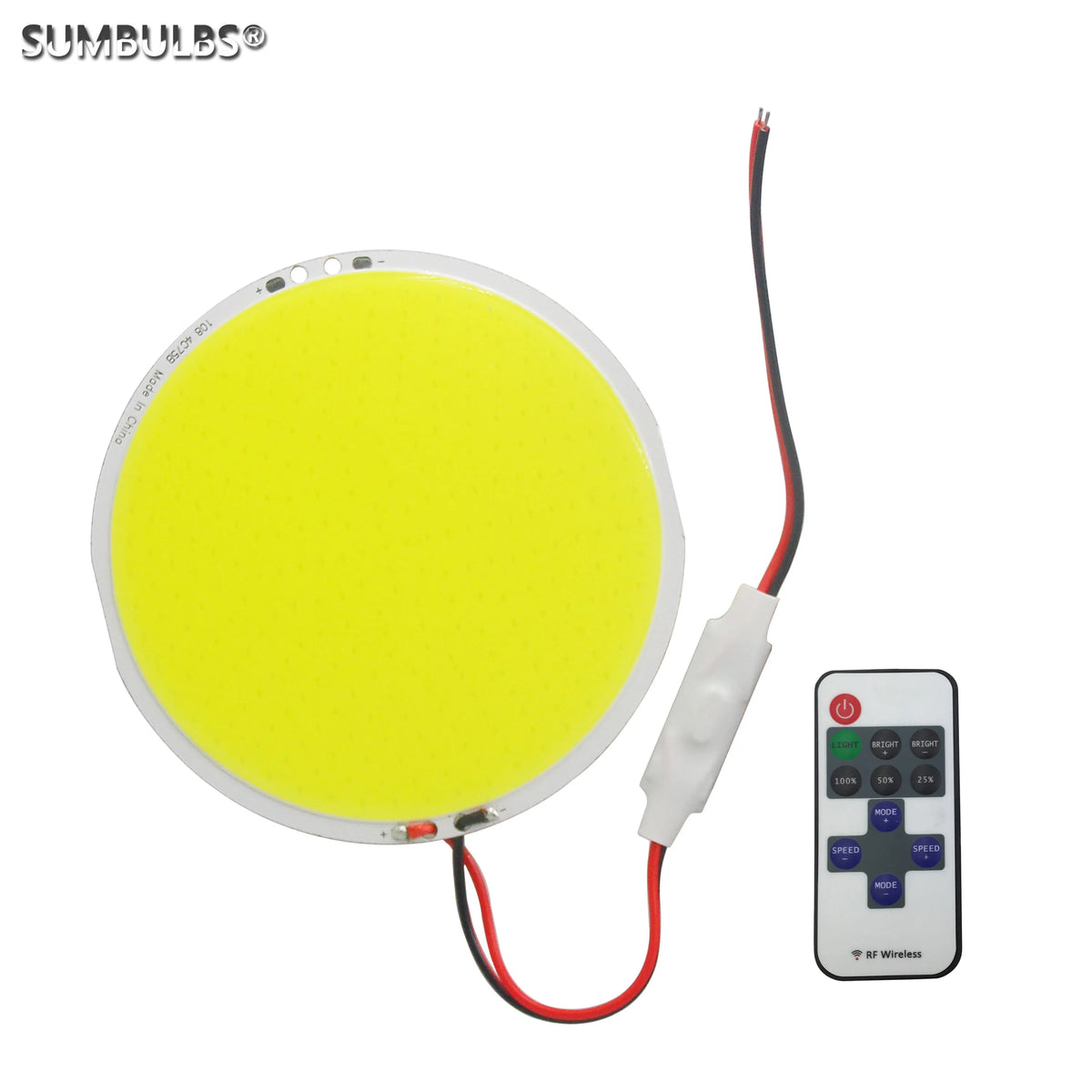 plaque led cob blanc froide moderne télécommande 2000 lumens 120 degres