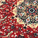 tapis floral orné anti dérapant rouge blanc vert bleu noir tissu caoutchouc