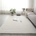 tapis noir velours moelleux moderne salon chambre unicolore polypropylène lavableextérieurintérieur