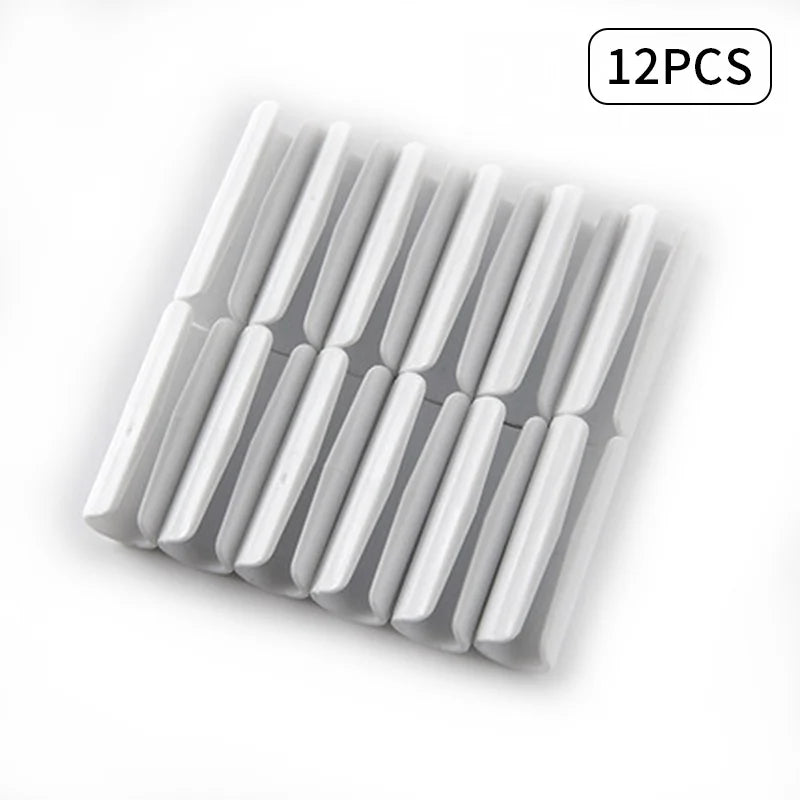 clips lit réglables caoutchouc blanc noir 4pcs triangle simple moderne