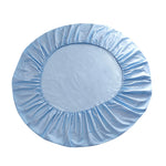 draps lit ronds coton extra doux couverture respirante diamètre large couleur