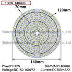 plaque led moderne 50w 70w 100w blanc diodes smd5730 pcb driver aluminium