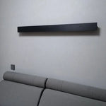 lampe murale moderne led marron clair noir blanc vis fixe minimalisteflux lumineux variable