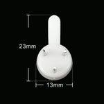accessoires fixation textiles vis doré argenté blanc modernes kit crochets muraux