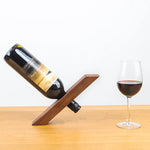 support bouteilles bois naturel moderne bouteille vin verre texture bois japonais
