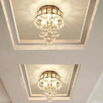 lustre moderne cristal transparent argenté plus 20 ampoules led monté surface