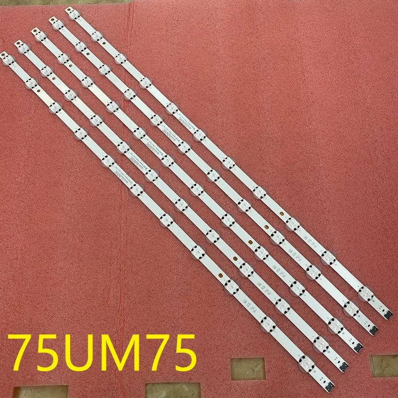 barres rétroéclairage led blanc moderne aluminium lisse sans câble fixe bluetooth non