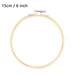 anneaux broderie bambou vis serrage classique différents diamètres cross stitch frame outils couture