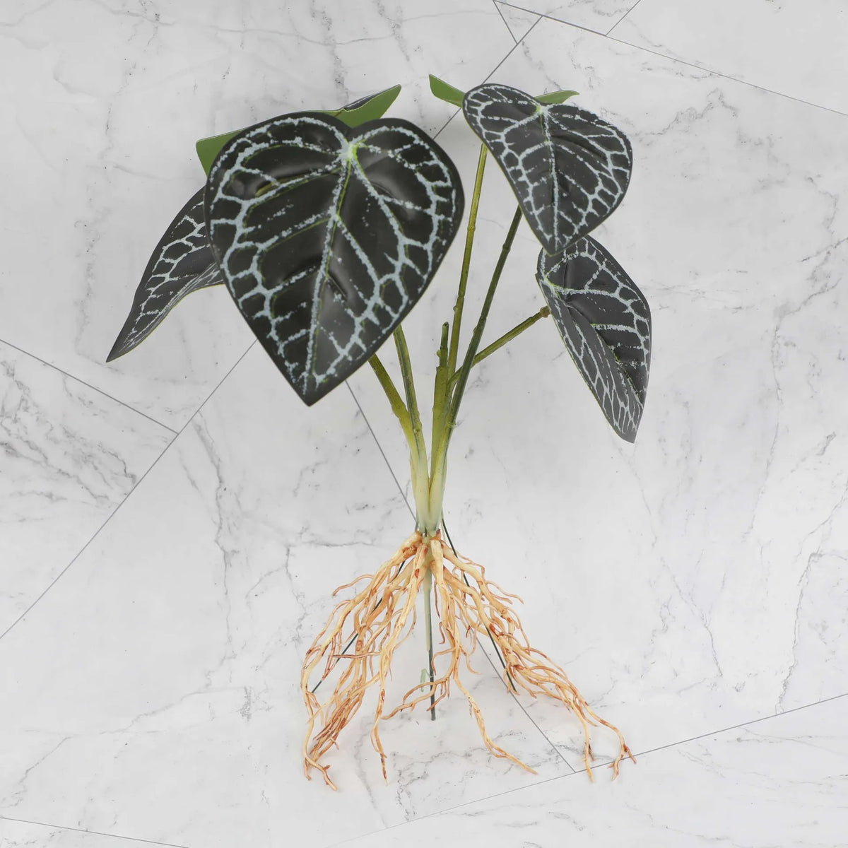décoration intérieure plante artificielle verte feuilles modernes sans pot