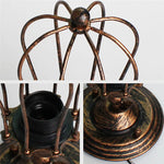appliques murales industrielles bronze structure métal ligne ondulée éclairage quotidien chambre entrée étude