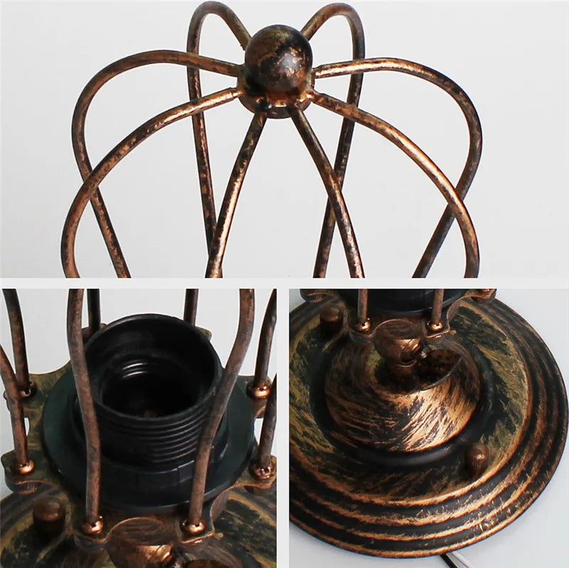 appliques murales industrielles bronze structure métal ligne ondulée éclairage quotidien chambre entrée étude