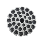 organisateur outils bijouterie boîte rangement gris texturée compartiments rainurés industrielle utilitaire