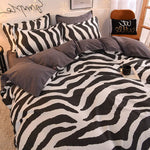 Housse de couette orange avec taies d'oreiller assorties