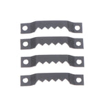 clips fixation métal dents scie noir 100 pièces 200 pièces