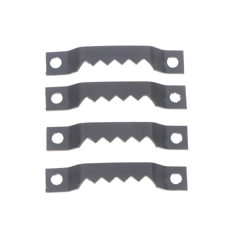 clips fixation métal dents scie noir 100 pièces 200 pièces